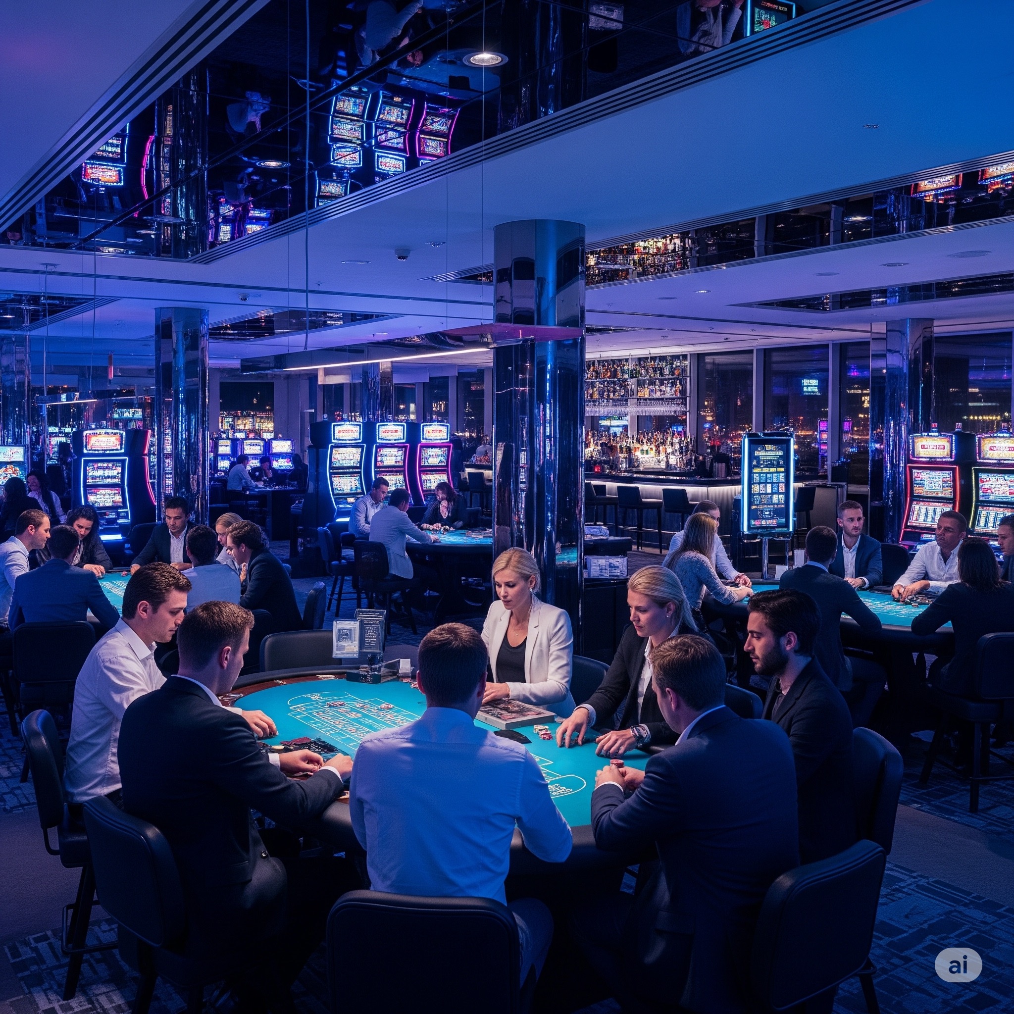 Moderner Spielsaal in Berlin
